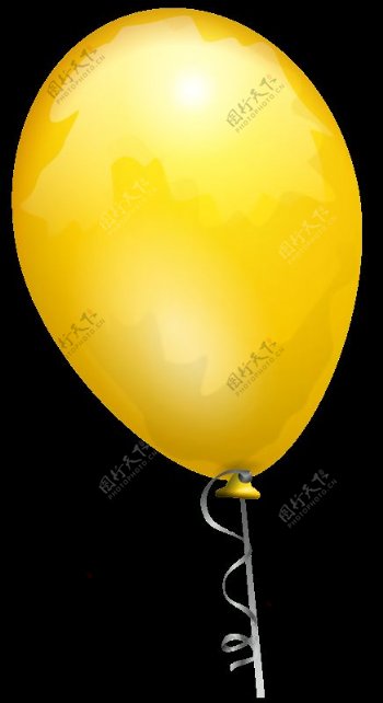 黄色的AJ气球