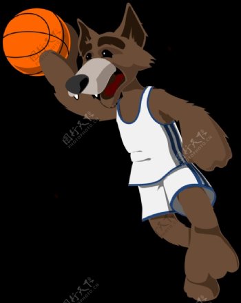 篮球的狼