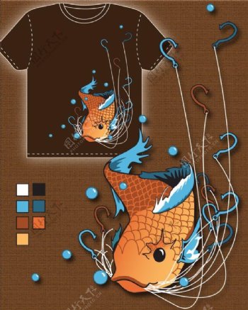 位图动物鱼色彩彩色免费素材