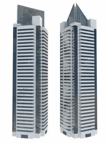 高层的建筑模型