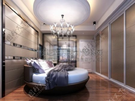 卧室空间3D模型素材max