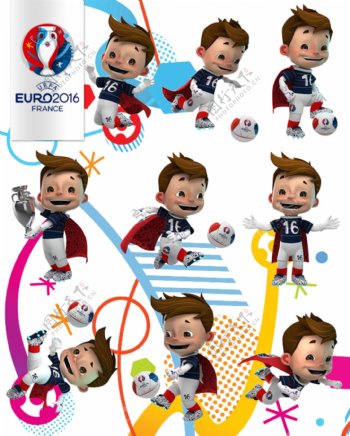 超级维克托2016欧洲杯吉祥物