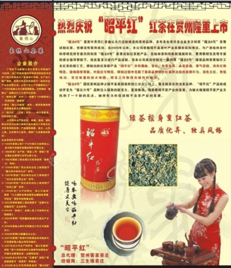 茶红茶茶道宣传页