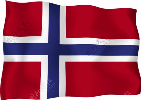 挪威国旗矢量