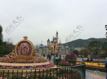 迪士尼183睡美人城堡图片