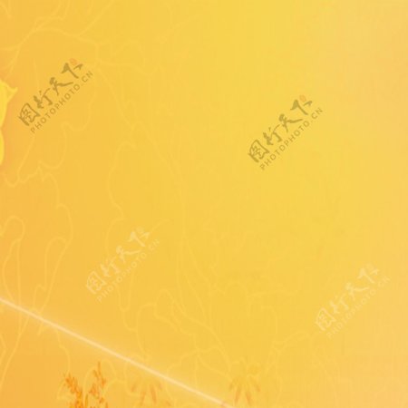 黄色牡丹花纹背景