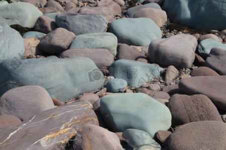 海岸上的石头