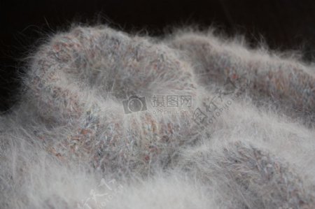 蓬松的羊毛针织品