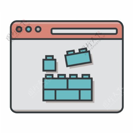 网页UI扁平记事本icon图标设计