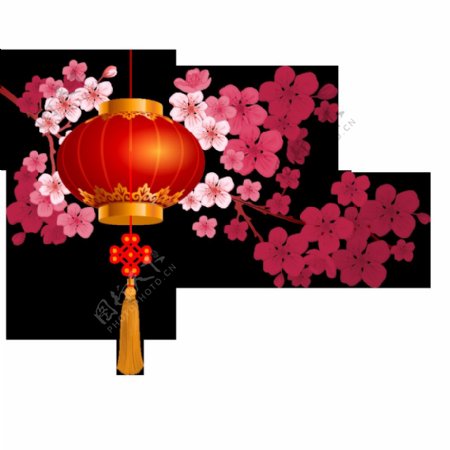 中国风花式灯笼图案