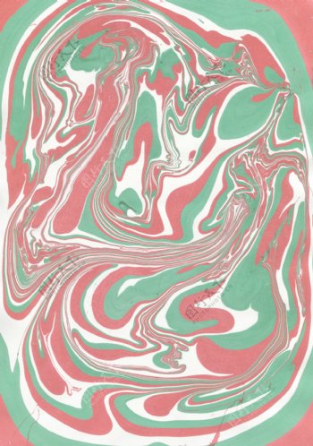 异域风情红绿色调纹理壁纸图案装饰设计