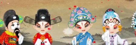 中国风卡通人物视频素材