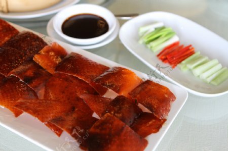 北京全聚德的烤鸭