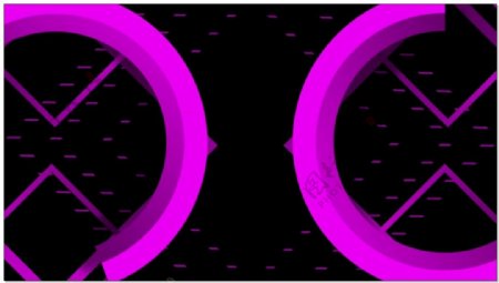 紫色光环动态视频素材