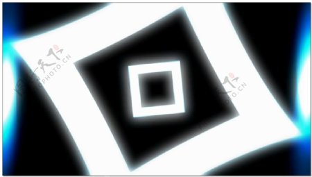 白色方块动态视频素材