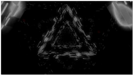 黑色三角动态视频素材