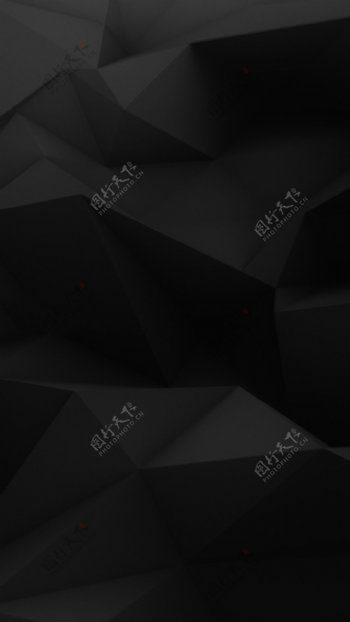 几何黑色三角H5背景素材