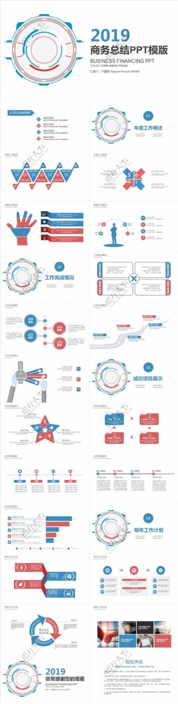 创业融资招商商业计划书PPT模板