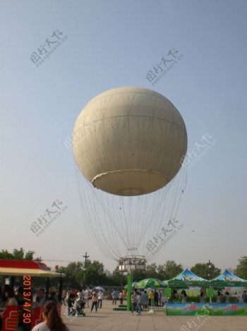 曲江标志热气球