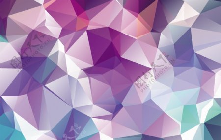 紫蓝色几何图案卡通矢量素材