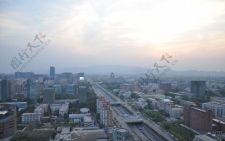 京城上空