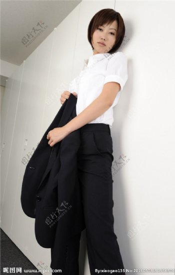 制服美女模特