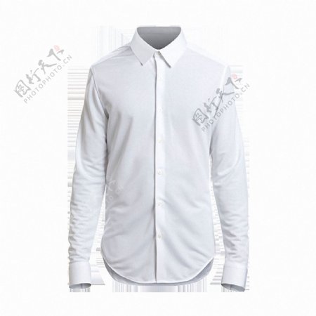 白色正式衬衫免抠png透明素材