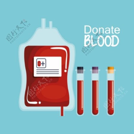 献血包矢量素材