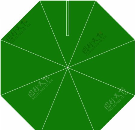 八角形罗马伞平面图