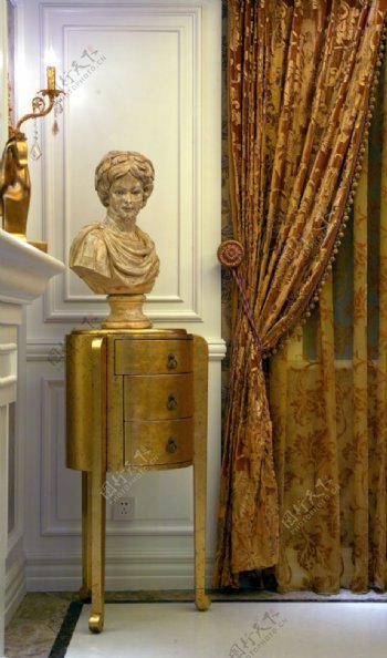 欧式奢华精美风格客厅别墅效果图设计