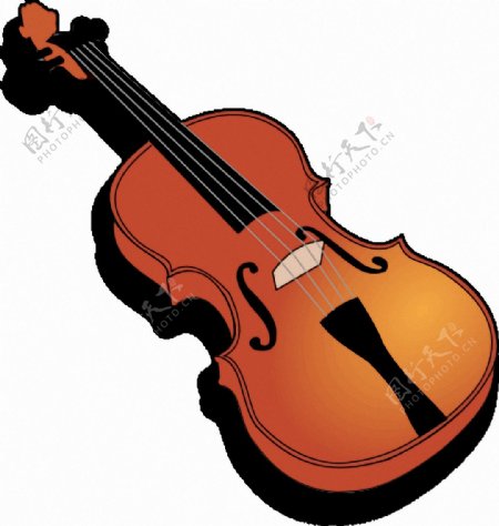 手绘小提琴免抠png透明素材