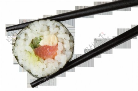 美味寿司透明免扣装饰素材