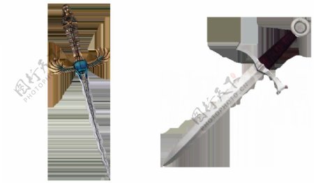 武器刀剑免抠png透明图层素材