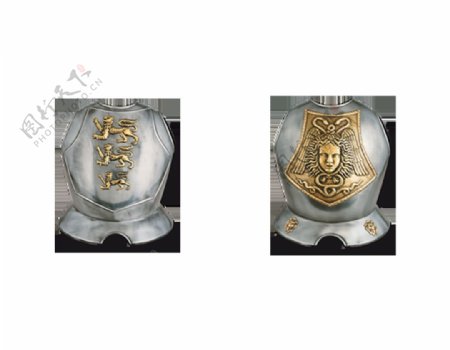 金属盔甲免抠png透明图层素材