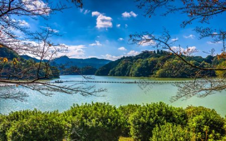 日本湖泊风景