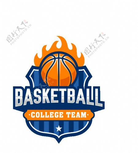 一组国际篮球日相关logo