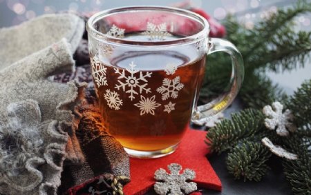 圣诞节红茶饮料