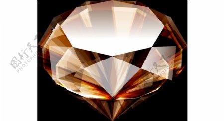 彩色水晶钻石png元素