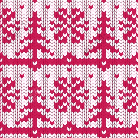 粉红圣诞树圣诞节填充背景矢量素材