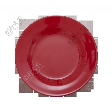 红色瓷碗png元素