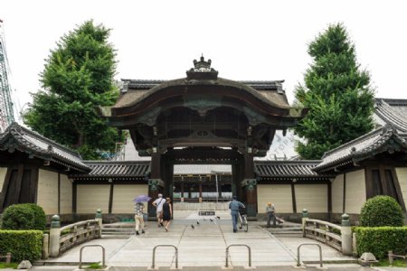 清新简约寺庙日本旅游装饰元素