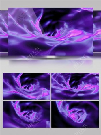 紫色迷幻光雾动态视频素材