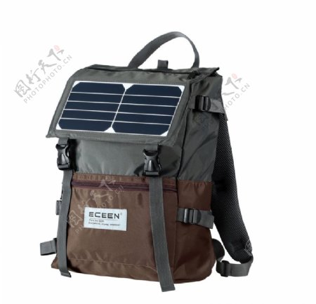 太阳能可充电背包