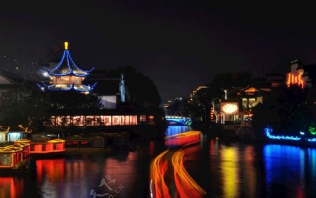 桨声灯影的秦淮河