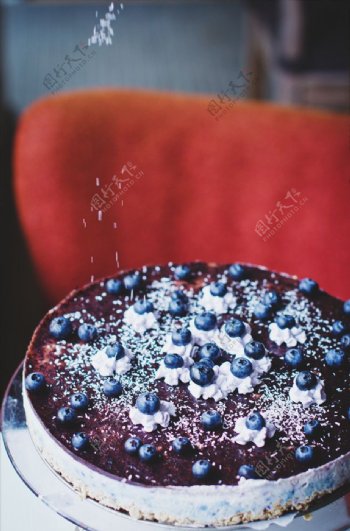 水果蓝莓蛋糕