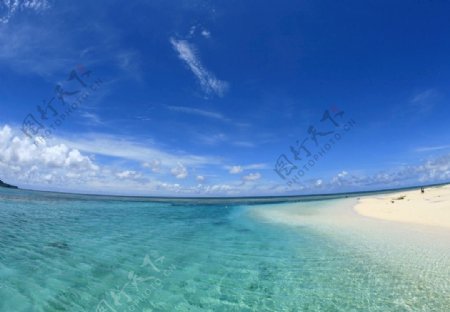 海滩风景唯美景色