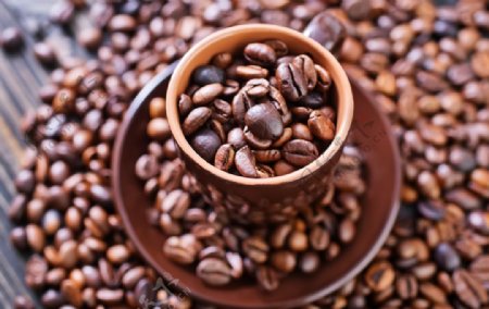 烘培的咖啡豆
