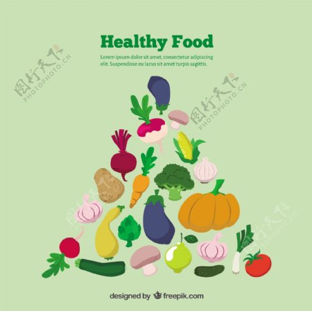 健康食品背景