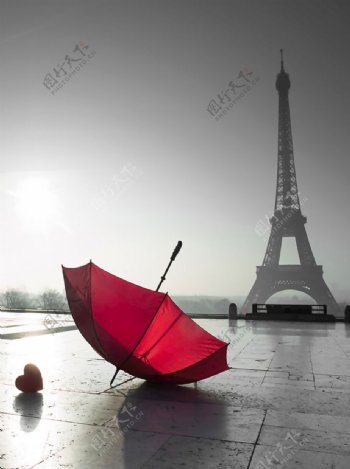 埃菲尔铁塔雨伞
