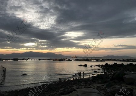 马尾岛黄昏